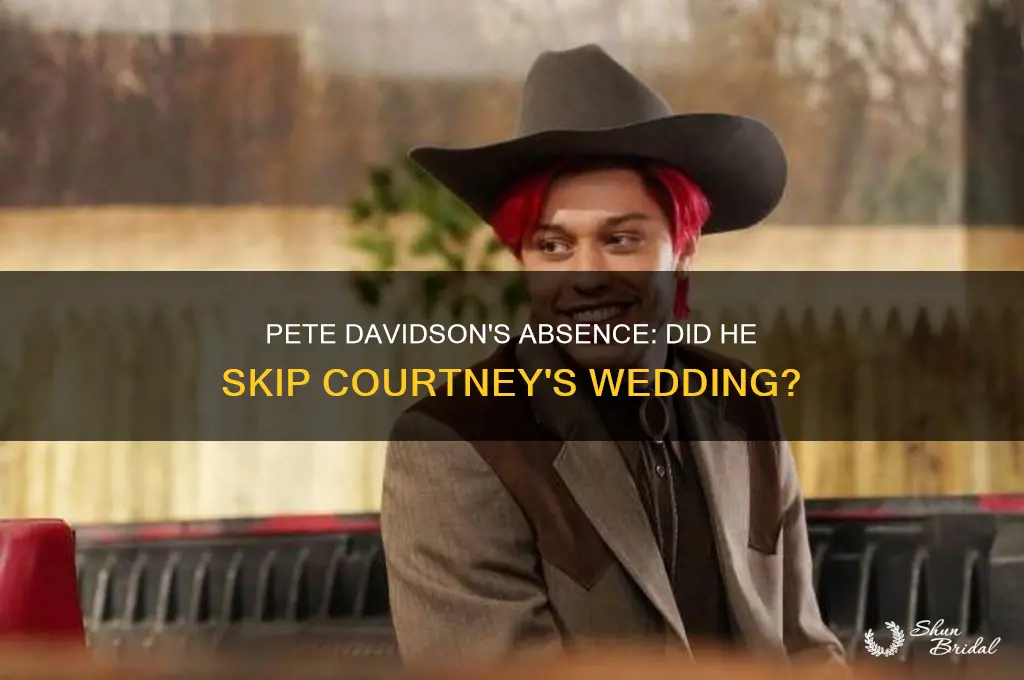 did pete davidson go to courtney