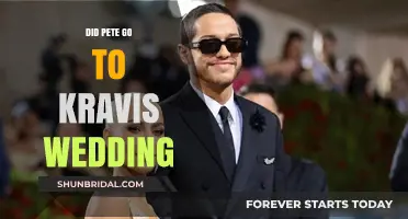 Did Pete Davidson Attend Kourtney and Travis' Wedding?