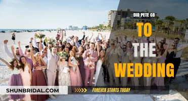 Did Pete Attend the Wedding? Unraveling the Mystery and Speculations