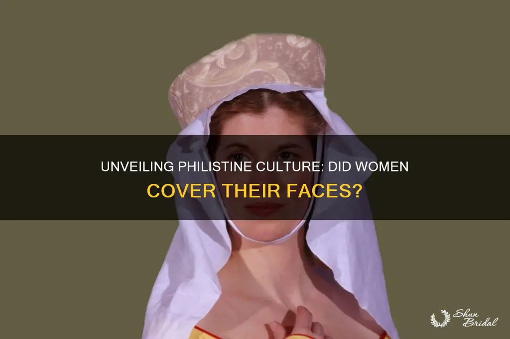 did philistine women veil their faces
