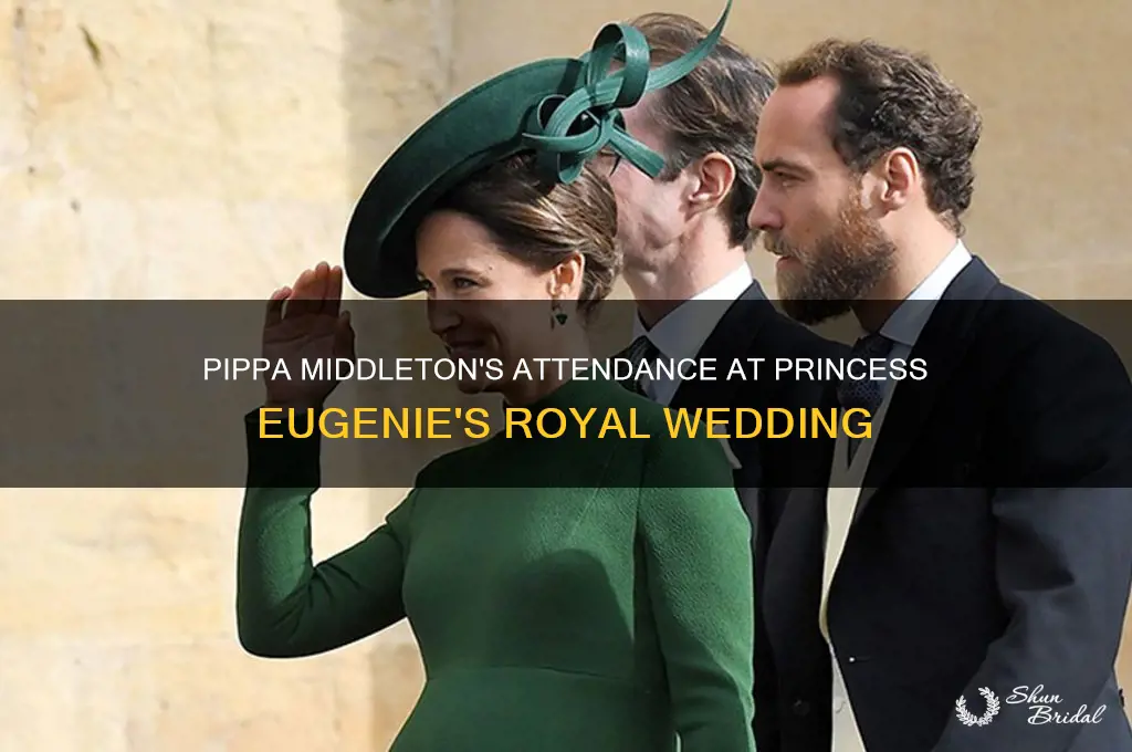 did pippa go to eugenie