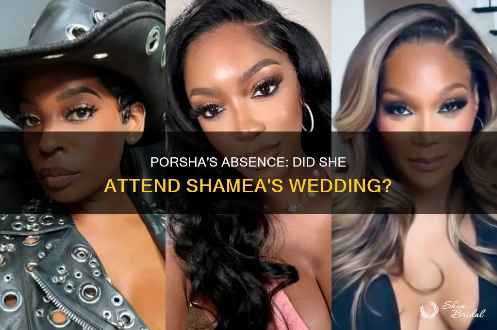 did porsha go to shamea wedding