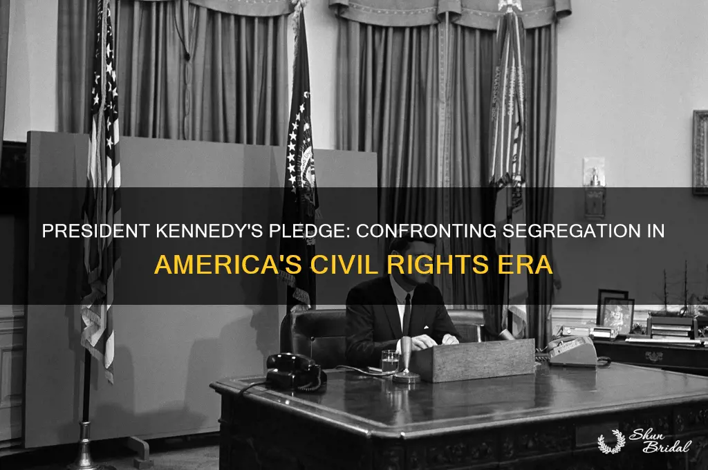 did president kennedy vow to fight segregation