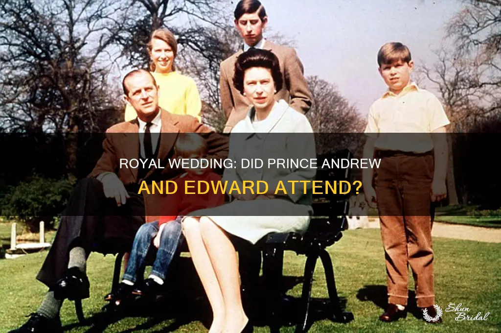 did prince andrew and prince edward attend the royal wedding
