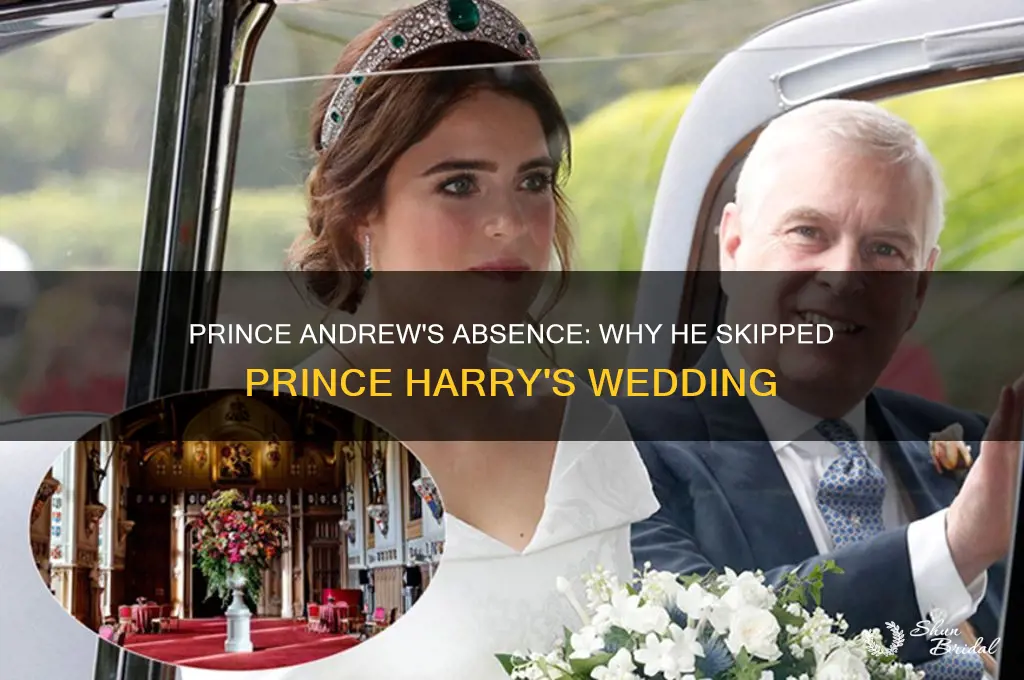did prince andrew go harrys wedding