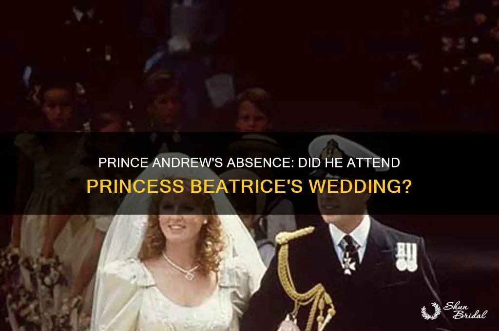 did prince andrew go to his daughter