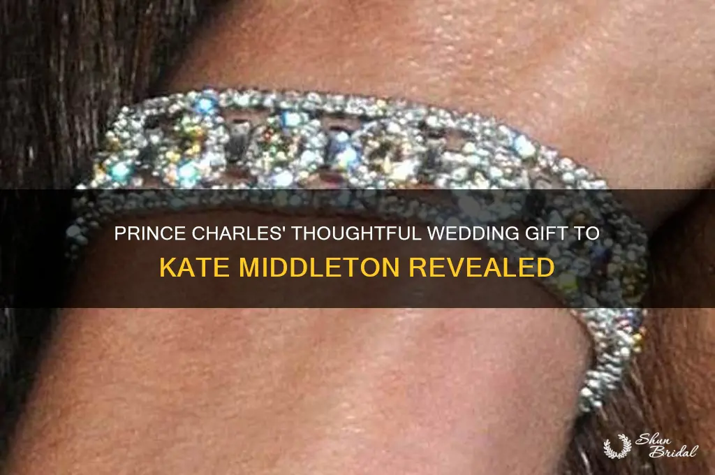 did prince charles give kate middleton a wedding gift