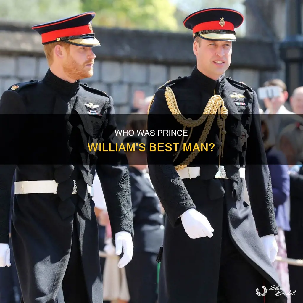 did prince william have a best man