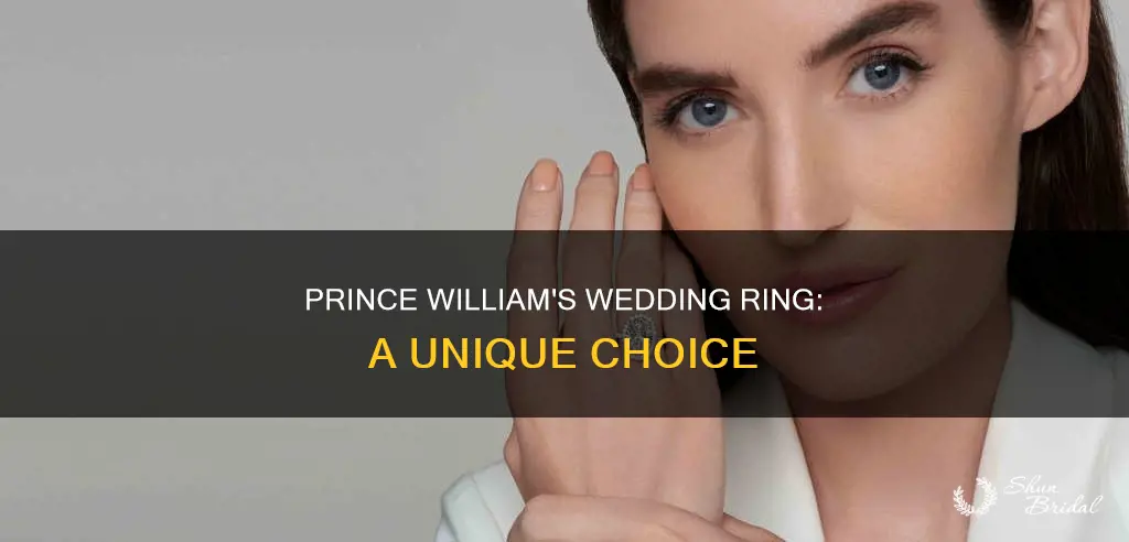 did prince william have a wedding ring