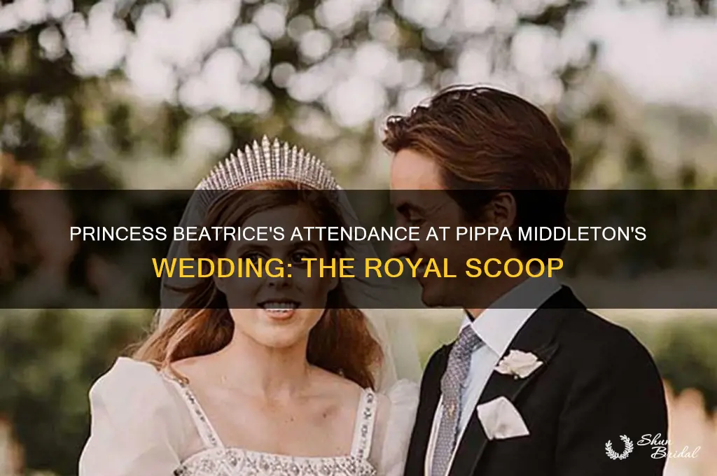 did princess beatrice go to pippa