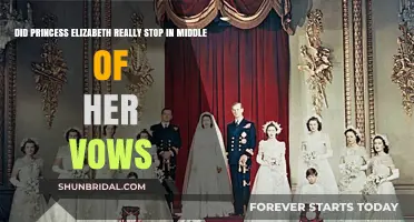 Did Princess Elizabeth Pause During Her Royal Wedding Vows?