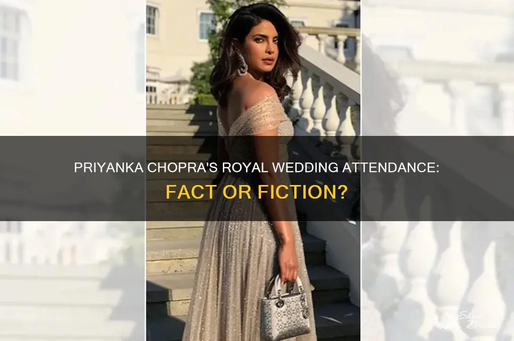 did priyanka attend the royal wedding