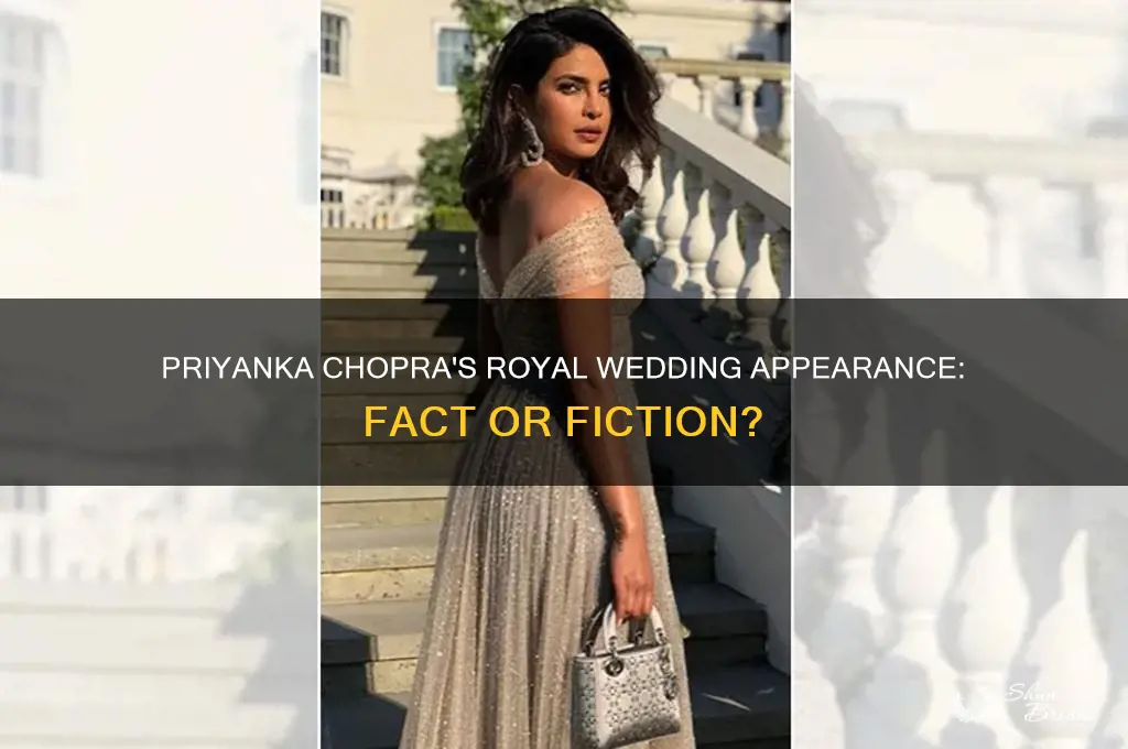 did priyanka chopra go to the royal wedding