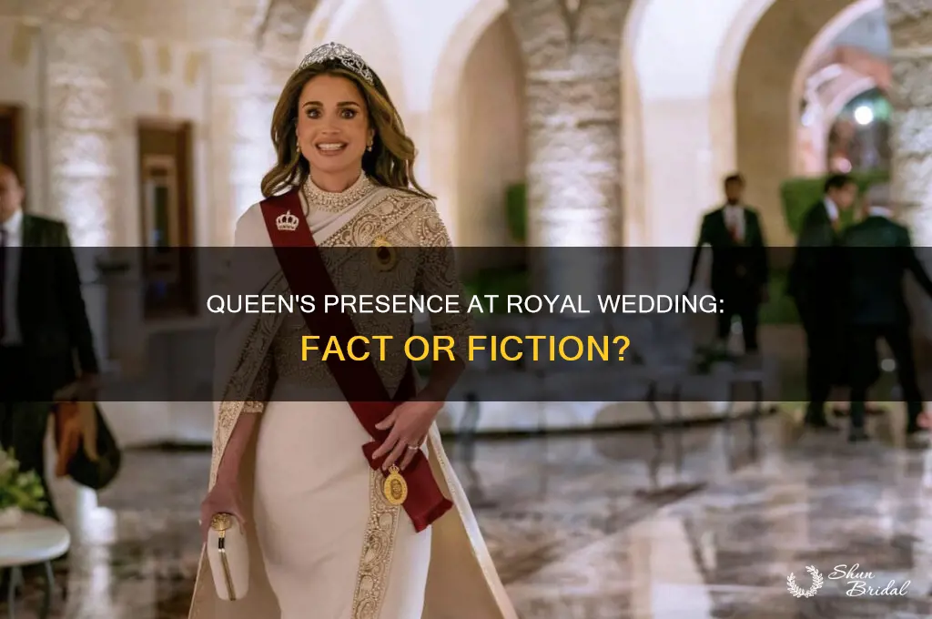 did queen attend royal wedding