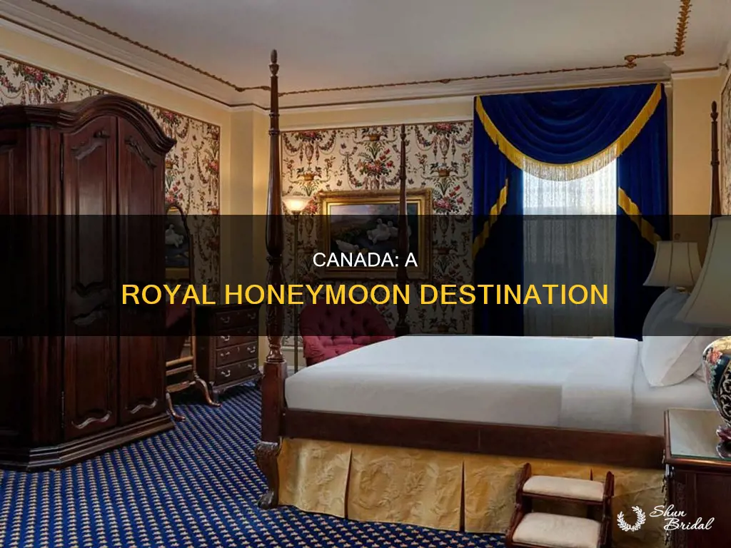did queen elizabeth andprince phillip honeymoon in canada