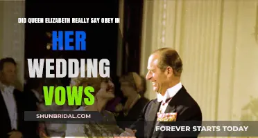 Did Queen Elizabeth Say 'Obey' in Her Royal Wedding Vows?