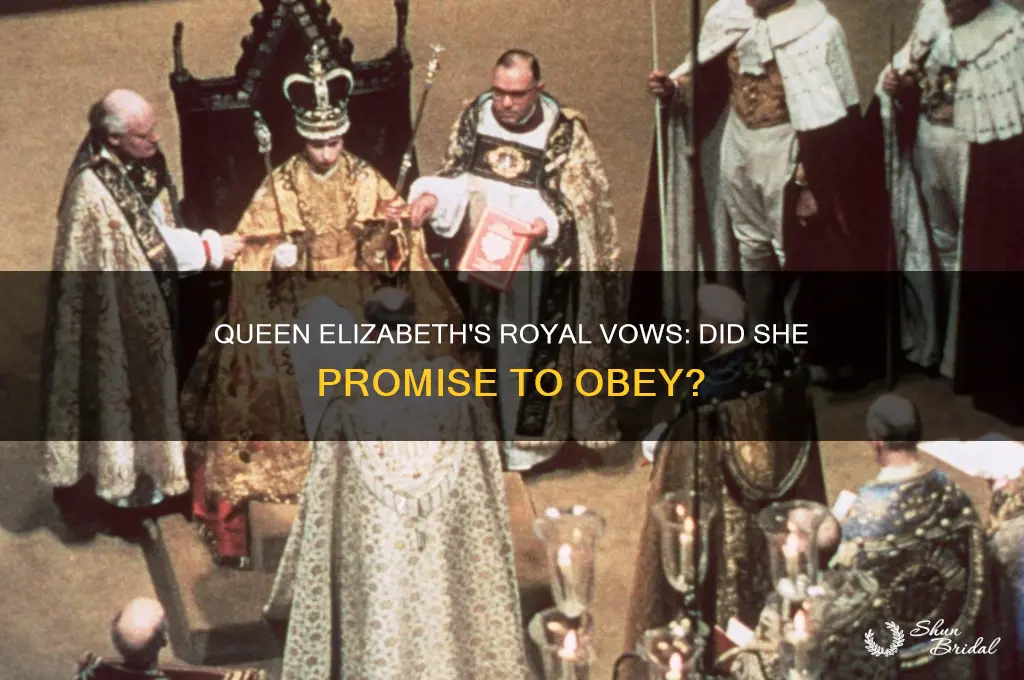 did queen elizabeth vow to obey