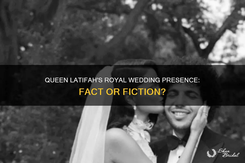 did queen latifah attend the royal wedding