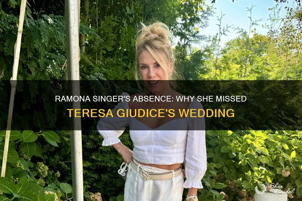 did ramona singer go to teresa giudice wedding