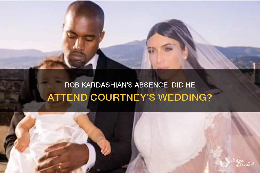 did rob kardashian go to courtney