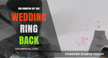 Romesh's Wedding Ring: Lost and Found?