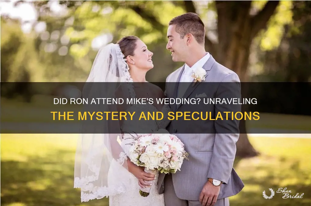 did ron go to mike