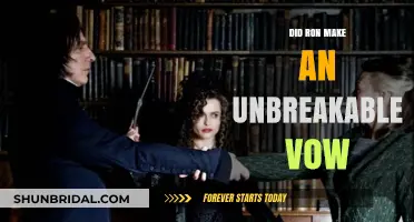 Did Ron Weasley's Unbreakable Vow Seal His Fate in Harry Potter?