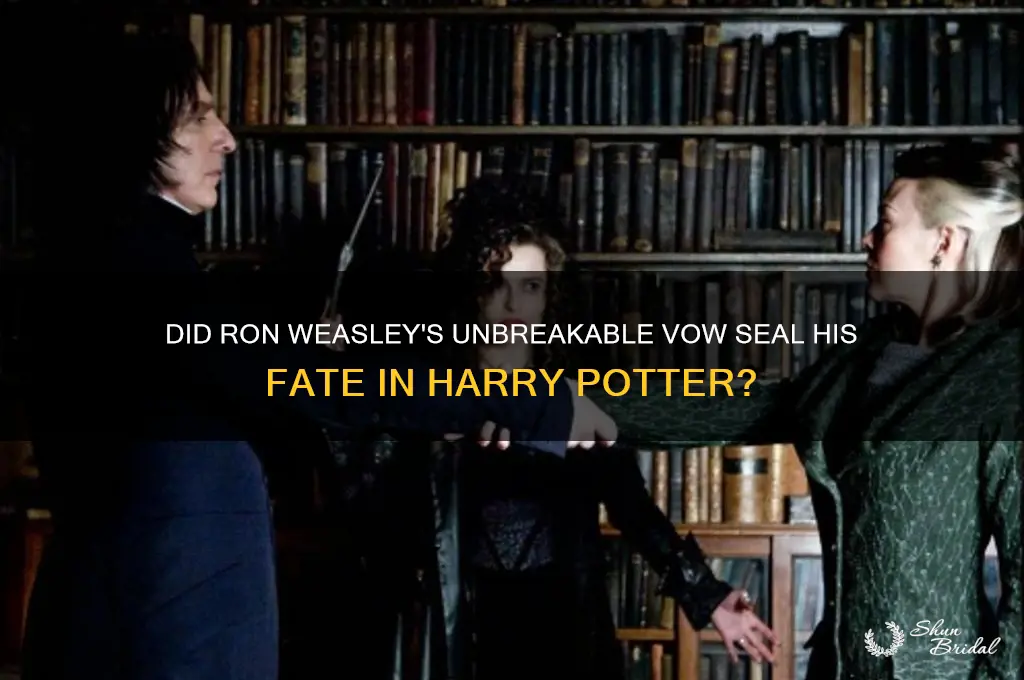 did ron make an unbreakable vow