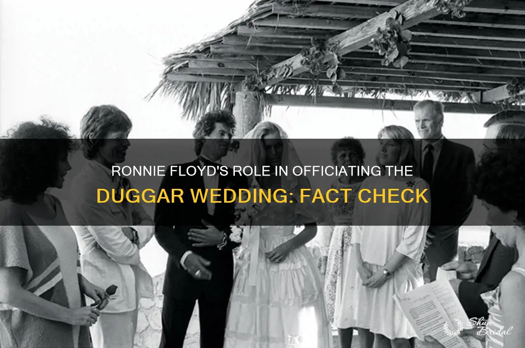 did ronnie floyd officiate duggar wedding