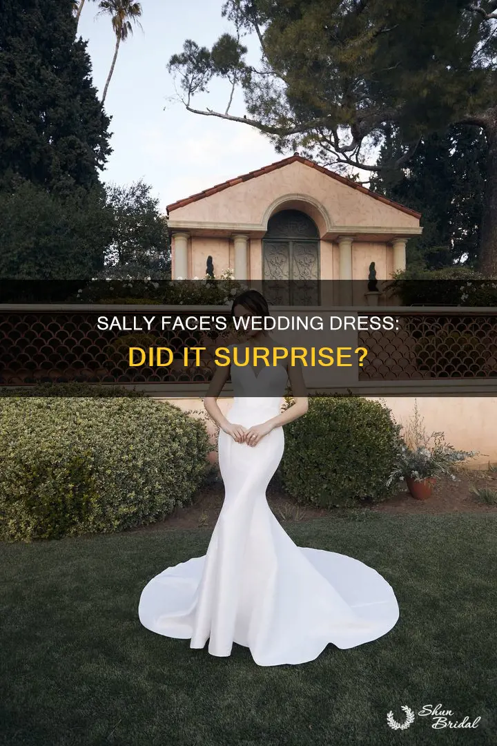 did sally face wear a dress to the wedding