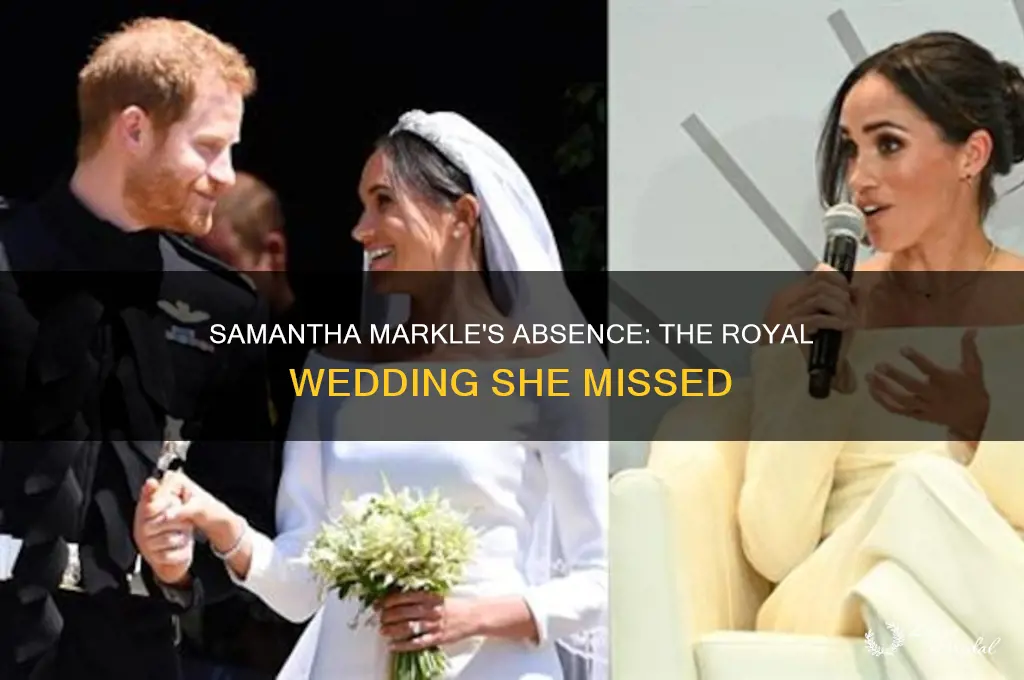 did samantha markle attend royal wedding