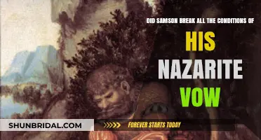 Samson's Nazarite Vow: Did He Violate Every Condition?