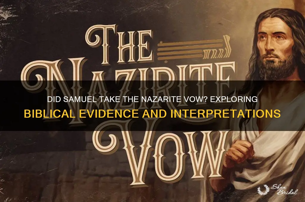 did samuel take the nazarite vow