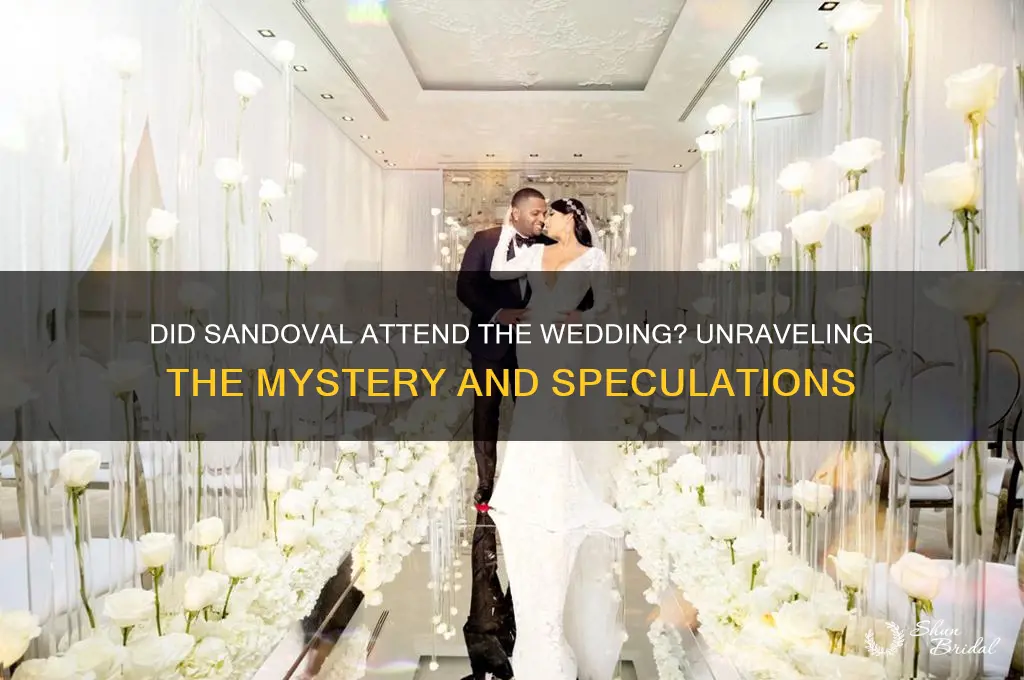 did sandoval go to the wedding