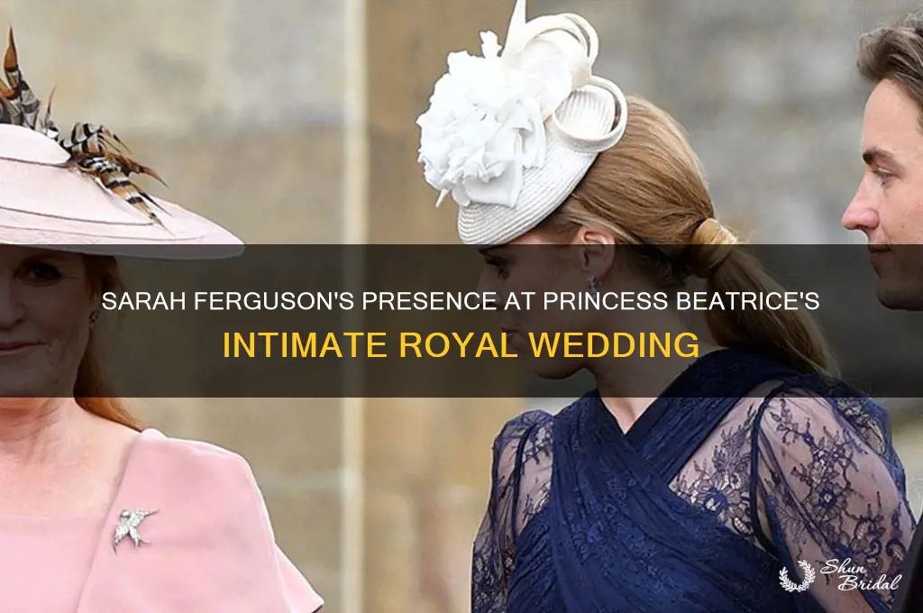 did sarah ferguson go to beatrice