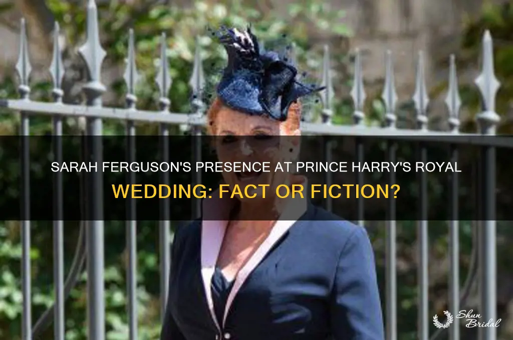 did sarah ferguson go to harry