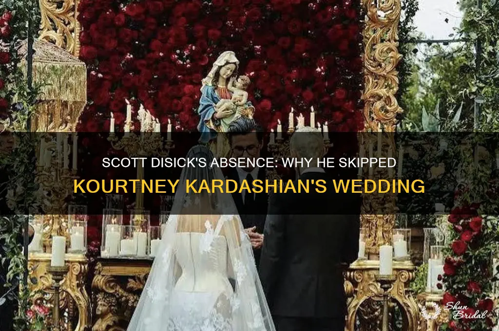 did scott disick go to courtney