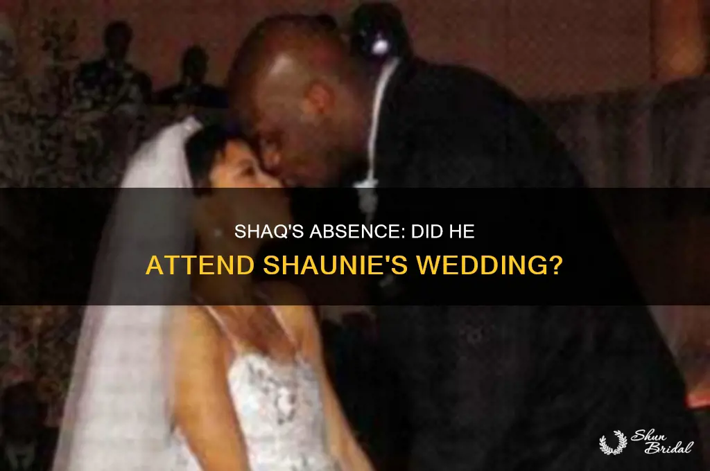 did shaq go to shaunie wedding