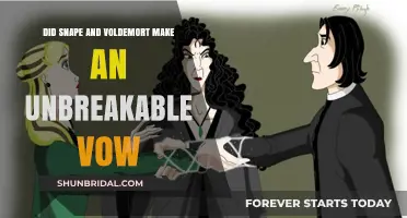 Snape and Voldemort's Unbreakable Vow: Fact or Fan Theory?