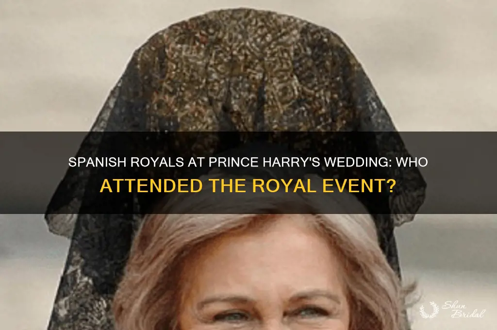 did spanish royals attend prince harry