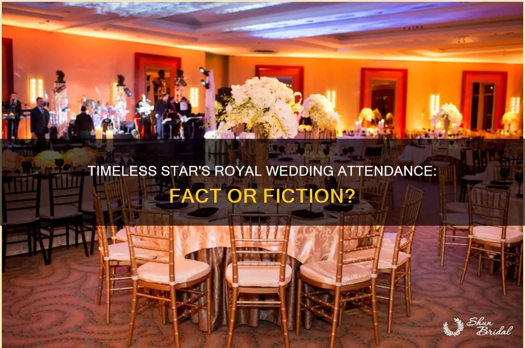 did star of tv show timeless attend royal wedding