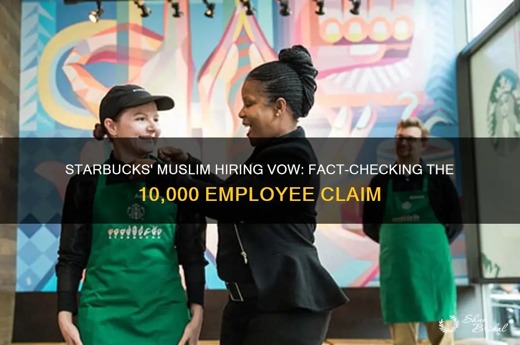 did starbucks vow to hire 10 000 muslims
