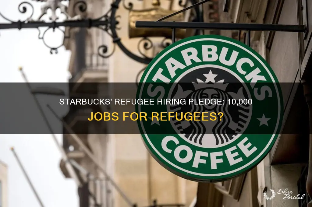 did starbucks vow to hire 10 000 refugees