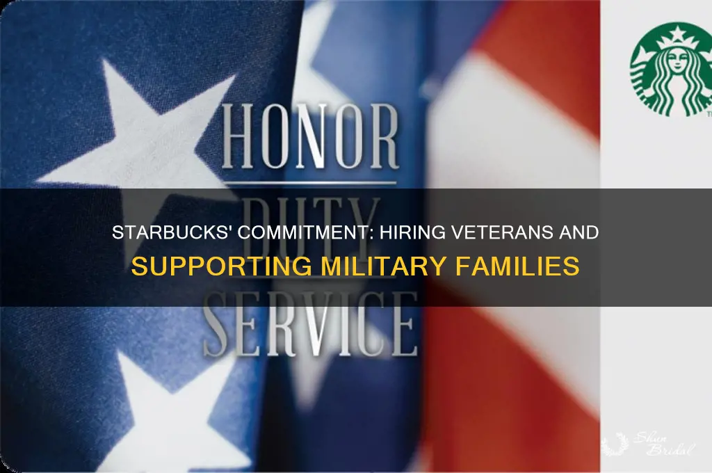 did starbucks vow to hire veterans