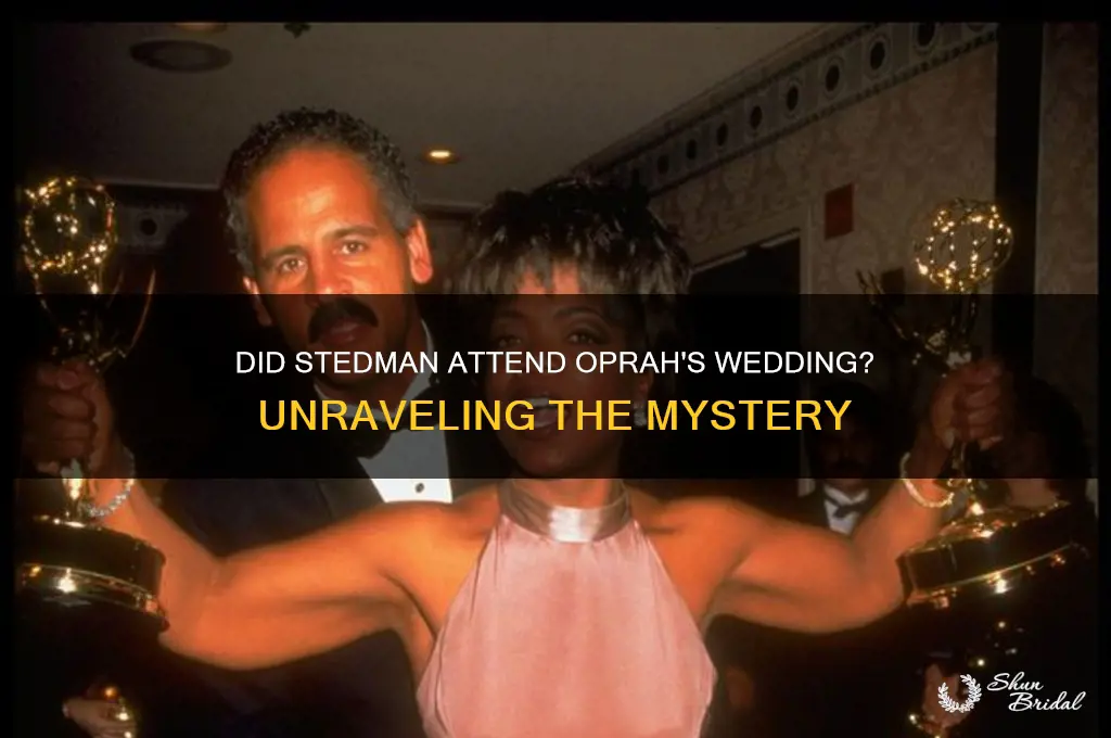 did steadman go to wedding with oprah