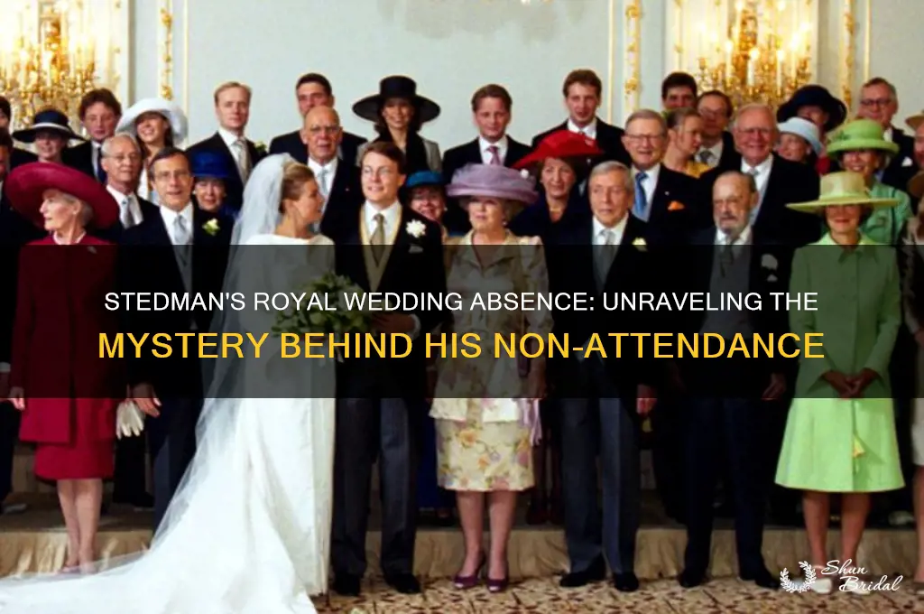 did stedman attend royal wedding