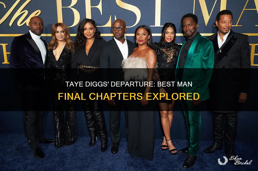 did taye diggs leave best man final chapters