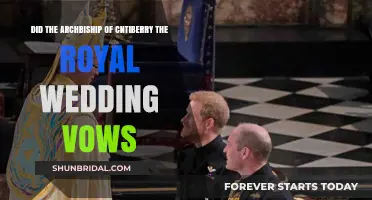 Archbishop of Canterbury's Role in Crafting the Royal Wedding Vows