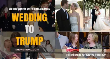 Clinton's Surprise Appearance at Trump and Marla Maples' Wedding