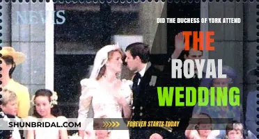 Duchess of York's Royal Wedding Attendance: Fact or Fiction?